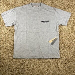 **New w/Tags** Fear of God Essential T Shirt (Dark Oatmeal) Size Small